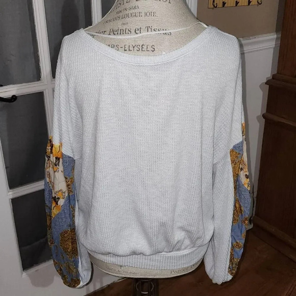 Free People Womens Casual Clash Long Sleeve Shirt Top Small - Picture 2 of 6